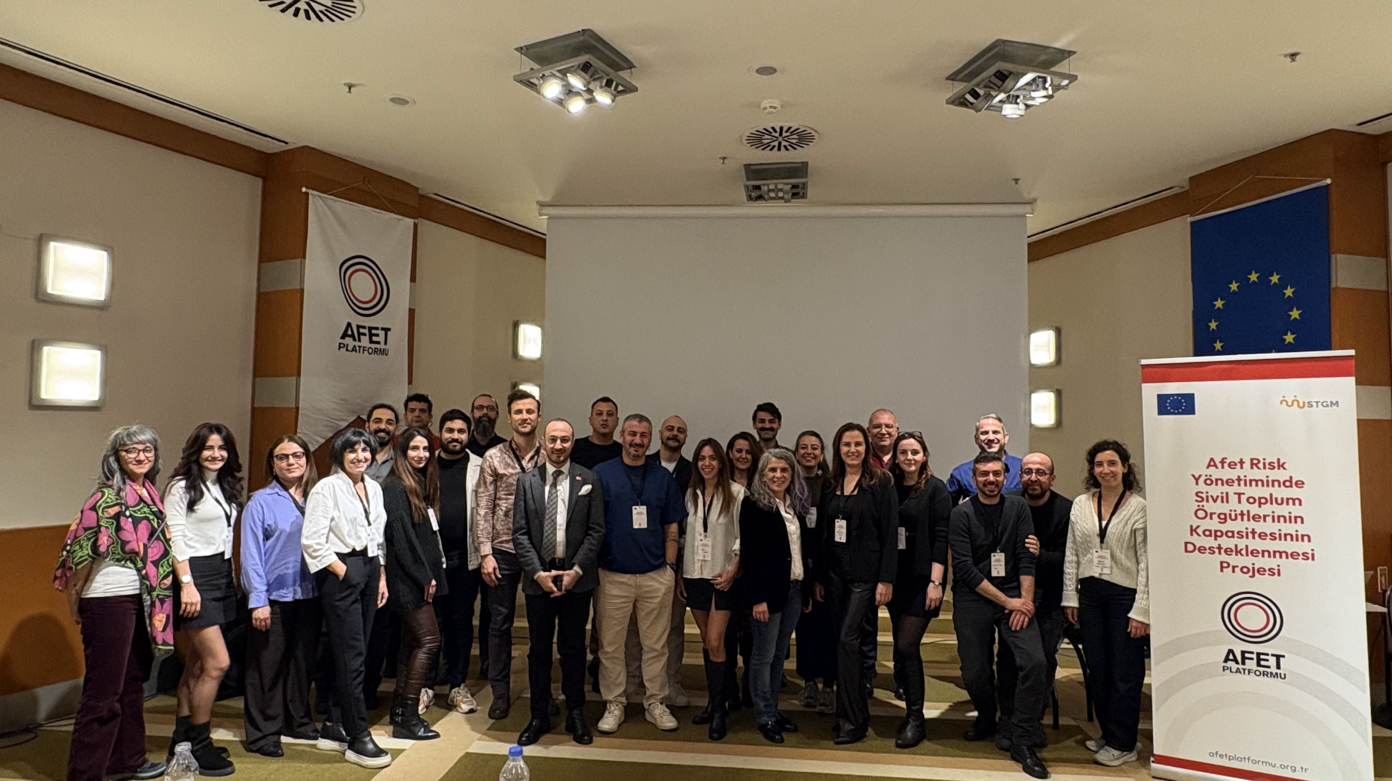 Afet Risk Yönetiminde Sivil Toplum Örgütlerinin Desteklenmesi Projesi Çıktıları ve Sürdürülebilirlik Çalıştayı düzenlendi